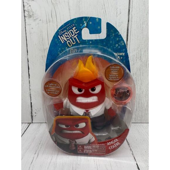 Disney Pixar Movie Inside Out Anger Action Figure Toy Memory Sphere TOMY - Picture 1 of 9